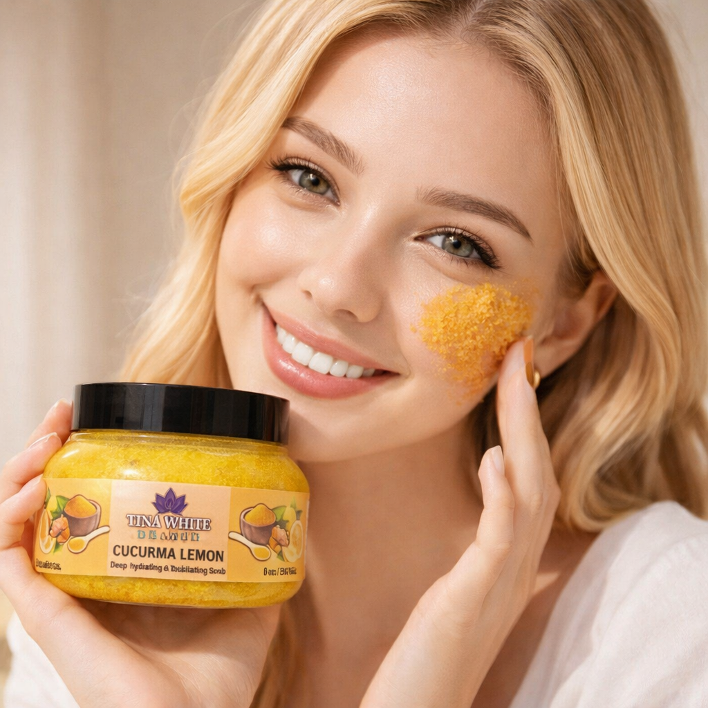 TURMERIC LEMON GLOW SCRUB