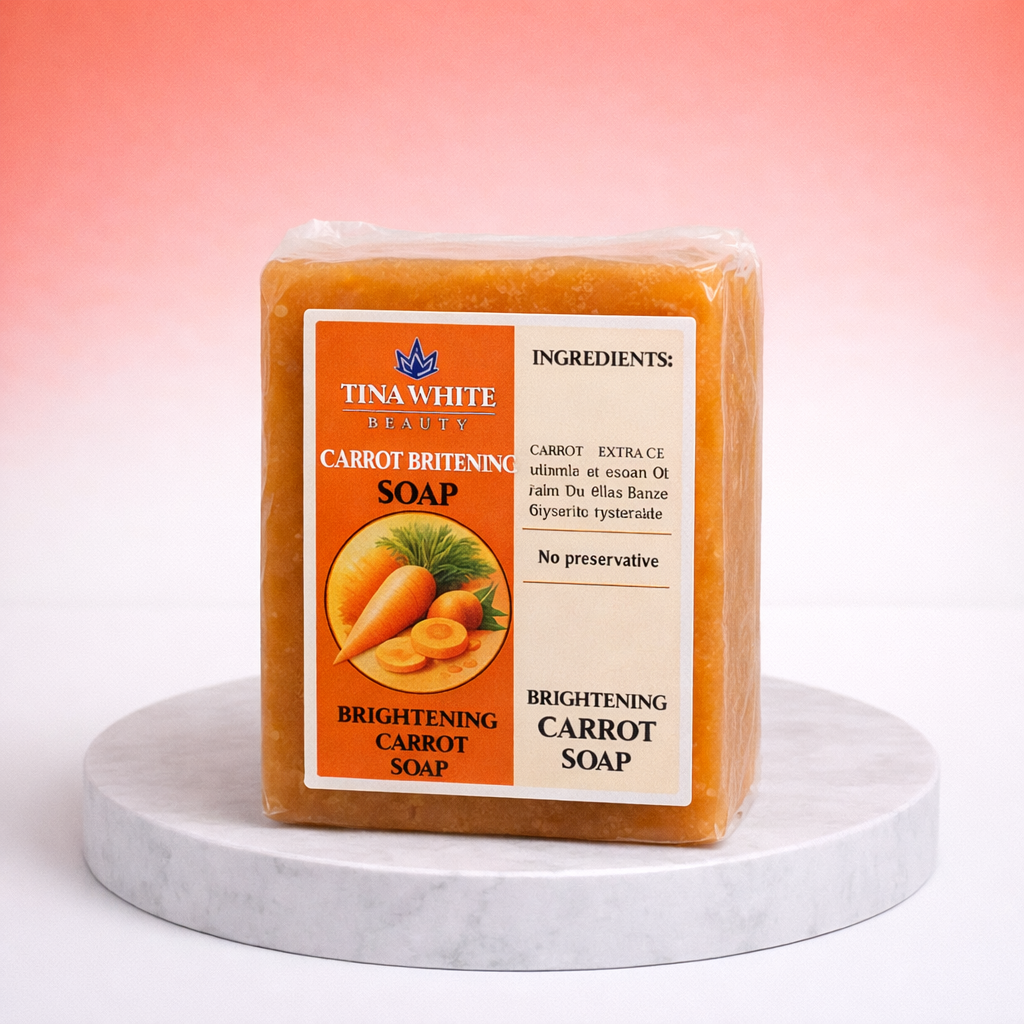 Carrot brightening soap