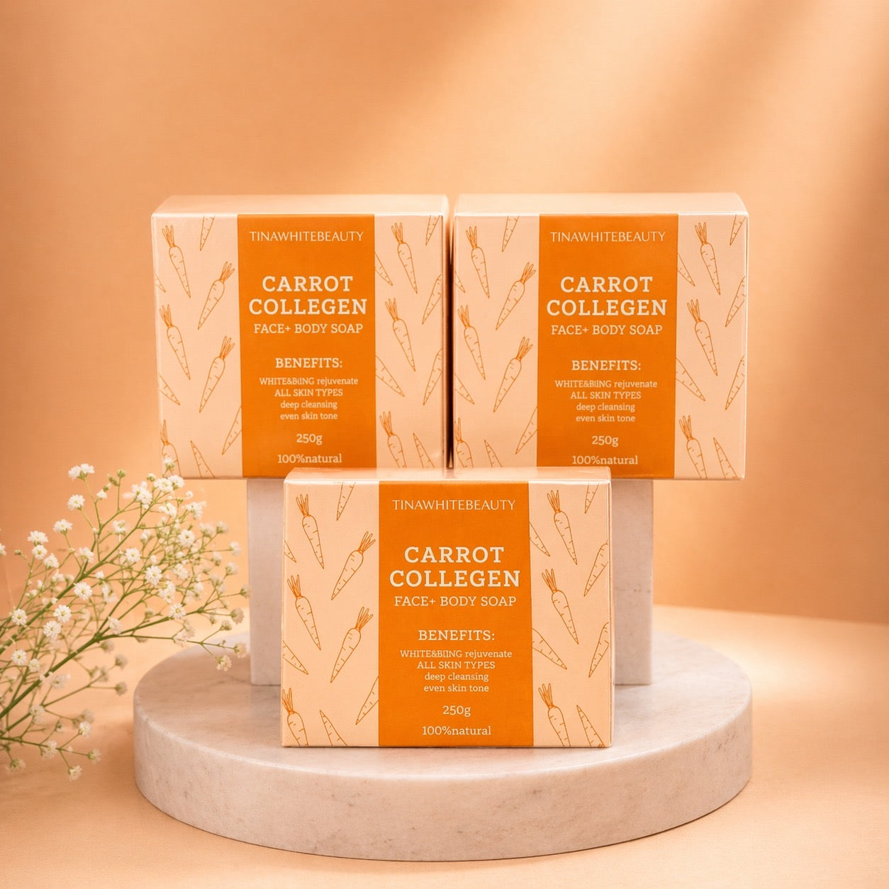 Carrott collagen soap